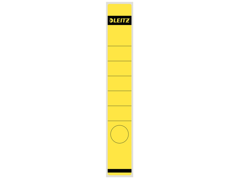 LEITZ Etiquette pour dos de classeur, 39 x 285 mm, jaune