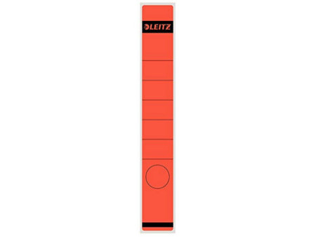 LEITZ Etiquette pour dos de classeur, 39 x 285 mm, rouge