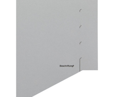 LEITZ Intercalaires-échelon, format A4 extra large, gris