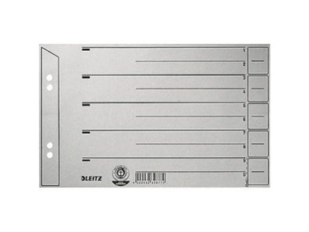 LEITZ Intercalaires, format A5 paysage, carton solide
