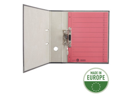 LEITZ Intercalaires, format A4 extra large,en carton manille
