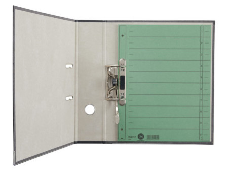 LEITZ Intercalaires, format A4 extra large,en carton manille