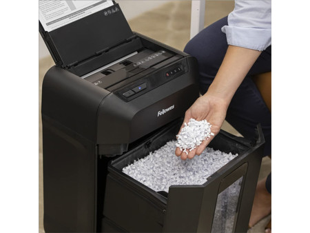 Fellowes Destructeur de documents AutoMax 80M, particules
