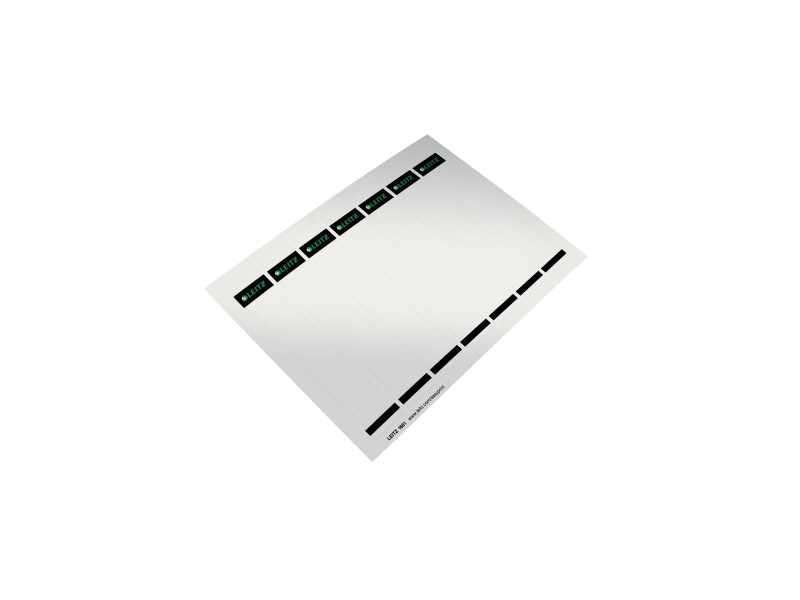 LEITZ Etiquette bristol pour dos de classeur, 31 x 190 mm
