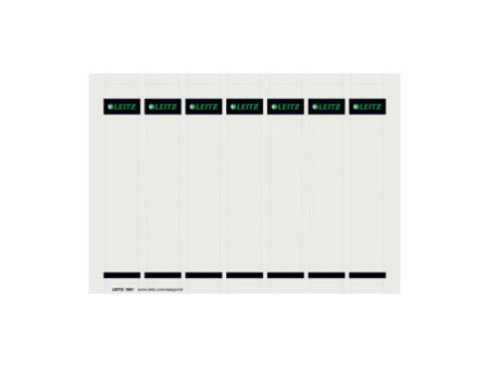 LEITZ Etiquette bristol pour dos de classeur, 31 x 190 mm