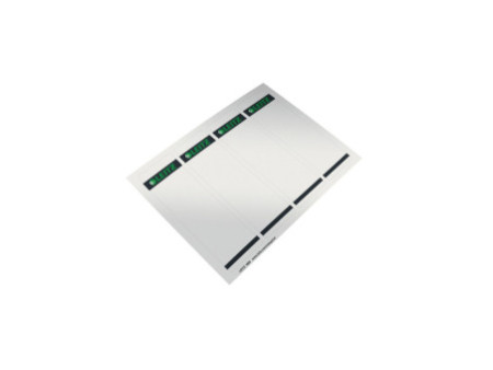 LEITZ Etiquette pour dos de classeur, 61 x 192 mm, gris