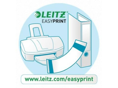 LEITZ Etiquette pour dos de classeur, 39 x 192 mm, gris