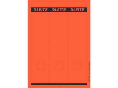 LEITZ Etiquette pour dos de classeur, 61 x 285 mm, rouge