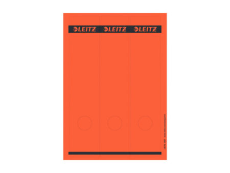 LEITZ Etiquette pour dos de classeur, 61 x 285 mm, rouge