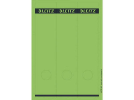 LEITZ Etiquette pour dos de classeur, 61 x 285 mm, vert