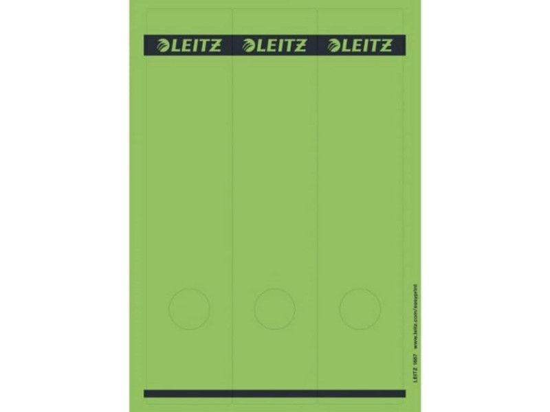 LEITZ Etiquette pour dos de classeur, 61 x 285 mm, vert