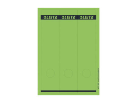 LEITZ Etiquette pour dos de classeur, 61 x 285 mm, vert