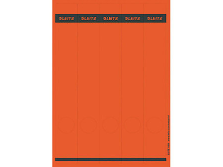 LEITZ Etiquette pour dos de classeur, 39 x 285 mm, rouge