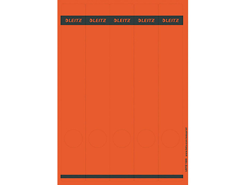 LEITZ Etiquette pour dos de classeur, 39 x 285 mm, rouge