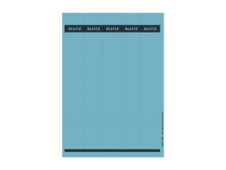 LEITZ Etiquette pour dos de classeur, 39 x 285 mm, bleu