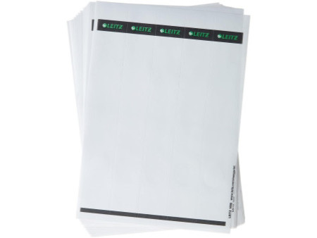 LEITZ Etiquette pour dos de classeur, 39 x 285 mm, gris