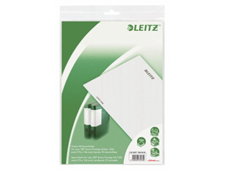 LEITZ Etiquette pour dos de classeur, 176 x 146 mm, gris