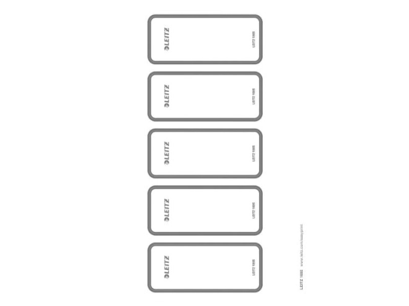 LEITZ Etiquette pour dos de classeur, 46 x 111 mm, court