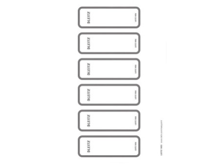 LEITZ Etiquette pour dos de classeur, 36 x 111 mm, court