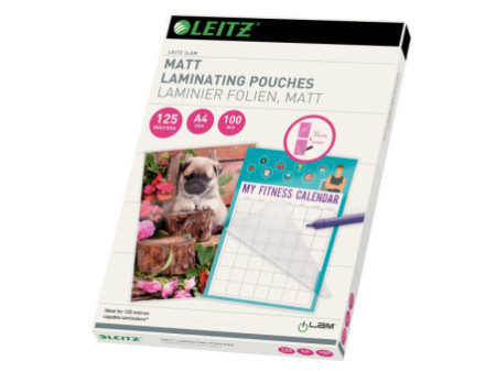 LEITZ Pochette de plastification, A4, mat, 250 microns