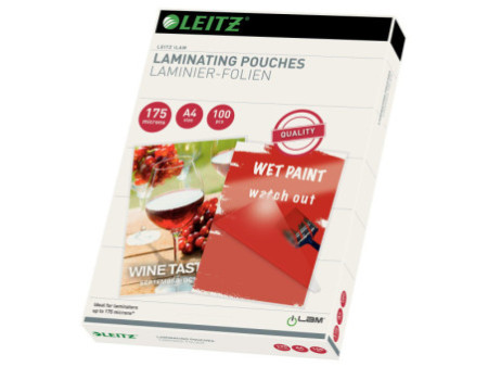 LEITZ Pochette de plastification, A4, brillant, 350 microns