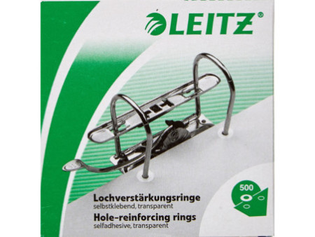 LEITZ oeillets de renfort, transparent, contenu: 500 pièces