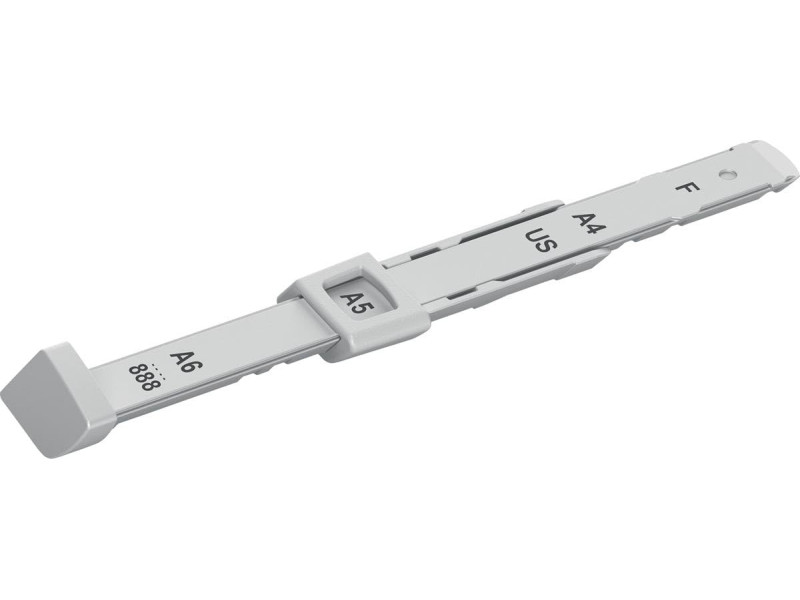LEITZ réglette de guidage Nexxt pour perforateur, gris clair