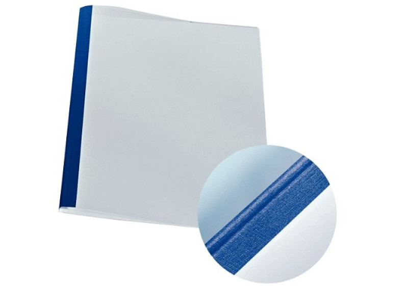 LEITZ chemise à reliure thermique aspect lin, format A4,