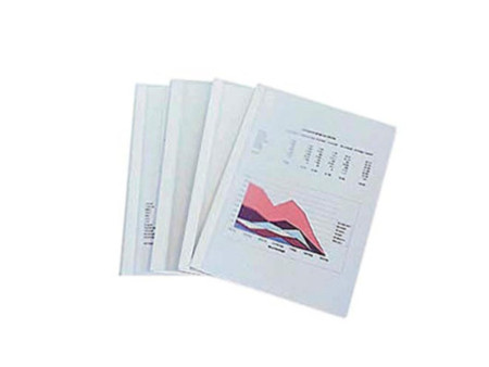 LEITZ Chemise à reliure thermique standard, A4, 1,5 mm,blanc