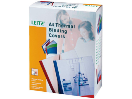 LEITZ Chemise à reliure thermique standard, A4, 4 mm, blanc