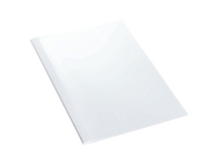 LEITZ Chemise à reliure thermique standard, A4, 6 mm, blanc