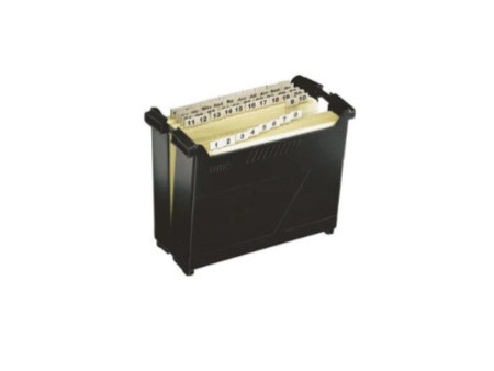 LEITZ Bac pour dossiers suspendus kit rendez vous, noir