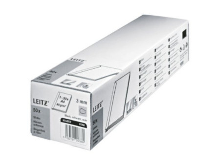 LEITZ Peigne à relier, A4, hauteur remplissage: 3 mm