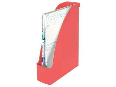 LEITZ Porte-revues Recycle, format A4, PS, rouge clair