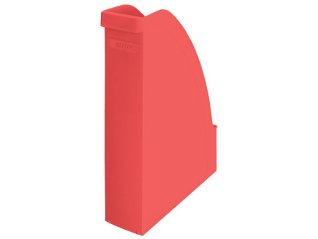 LEITZ Porte-revues Recycle, format A4, PS, rouge clair