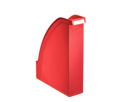 LEITZ Boîte à pans coupés Plus, A4, en polystyrène, rouge