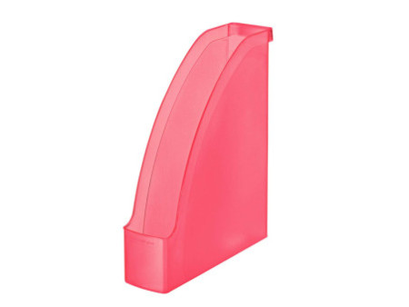 LEITZ Porte-revue Plus, A4, polystyrène, rouge translucide
