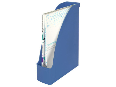 LEITZ Porte-revues Recycle, format A4, PS, bleu clair