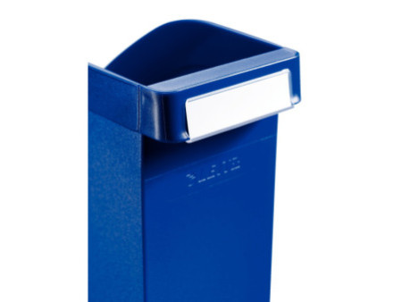 LEITZ Boîte à pans coupés Plus,A4, en polystyrène, bleu