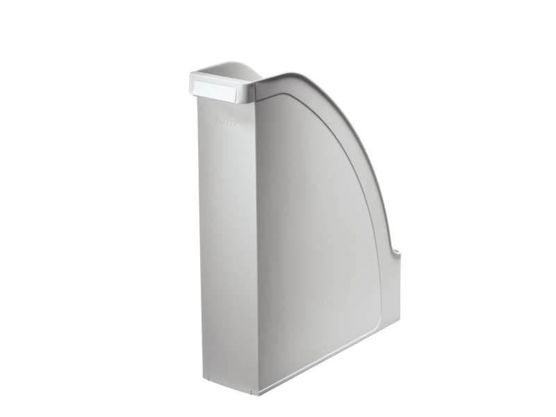 LEITZ Boîte à pans coupés Plus, A4, en polystyrène, gris