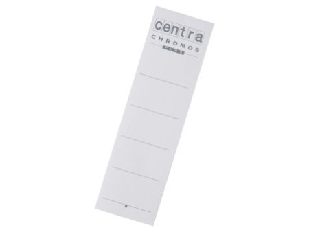 Esselte by centra Etiquette dos de classeur Chromos, blanc