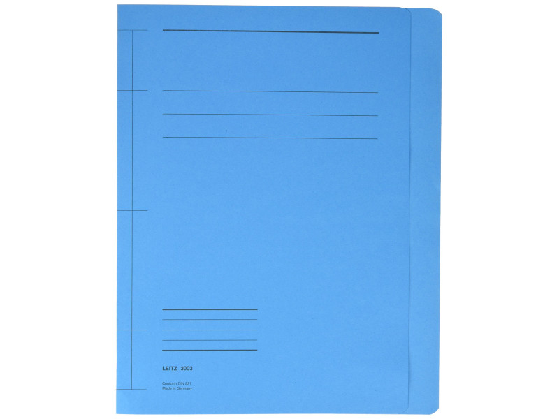 LEITZ chemise à lamelle Fresh, format A4, carton, bleu, en