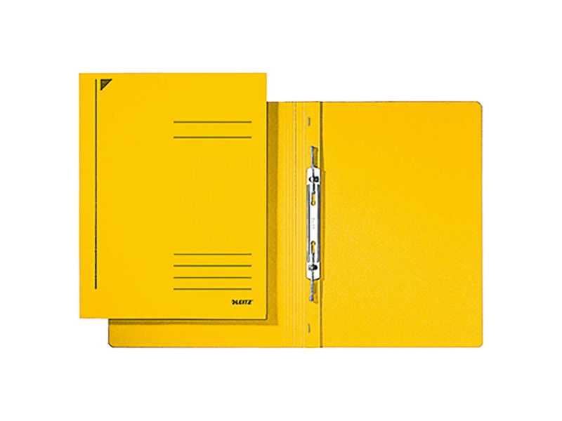 LEITZ Chemise à spirale, format A4, carton, jaune