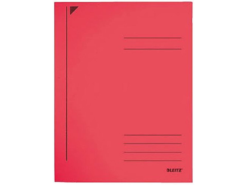 LEITZ Chemise à spirale, format A4, carton, rouge