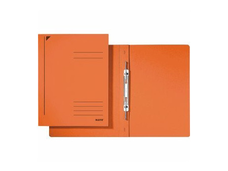 LEITZ Chemise à spirale, carton, orange, format A4
