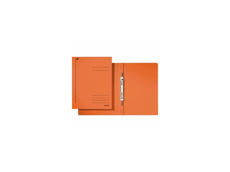 LEITZ Chemise à spirale, carton, orange, format A4