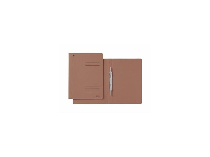 LEITZ Chemise à spirale, format A4, carton, marron