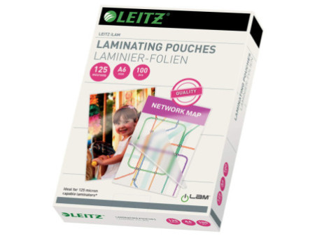 LEITZ Pochette de plastification, A6, brillant, 250 microns