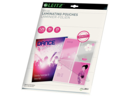 LEITZ Pochette de plastification, A4, brillant, 250 microns