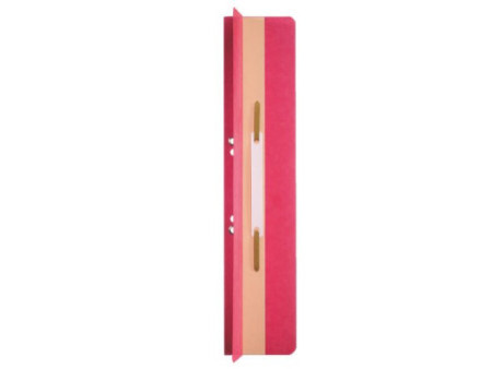LEITZ Fixe-documents, 65 x 305 mm, carton manille, rouge